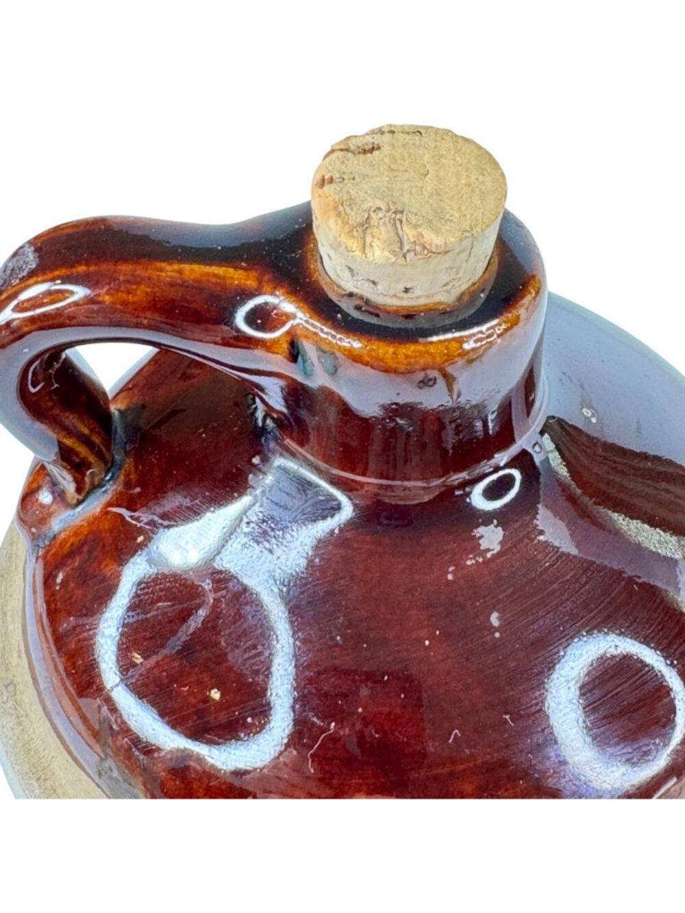 Ehrle Bros. Pottery Jug Handle & Cork 4/5 Qt 1973 Collectible Stoneware USA Vtg - Picture 11 of 13
